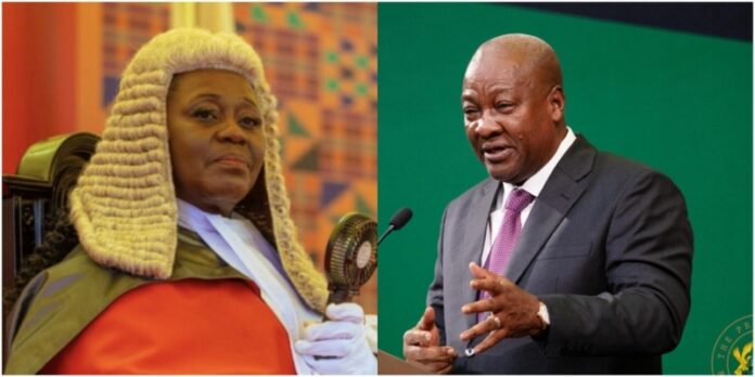 Mahama and Chief Justice