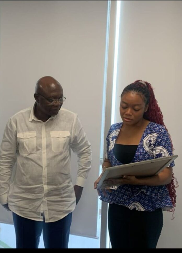 The Political Science Students Association honours Akwasi Opong-Fosu The Political Science Students Association honours Akwasi Opong-Fosu