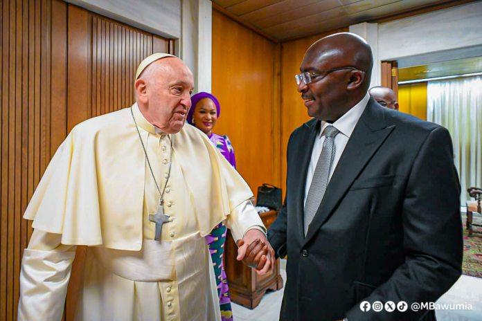 Bawumia and Pope Francis