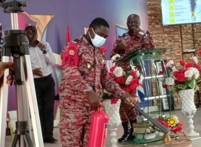 Assemblies of God receives fire safety training