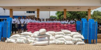 Ursula foundation donates to Labone SHS after fire outbreak