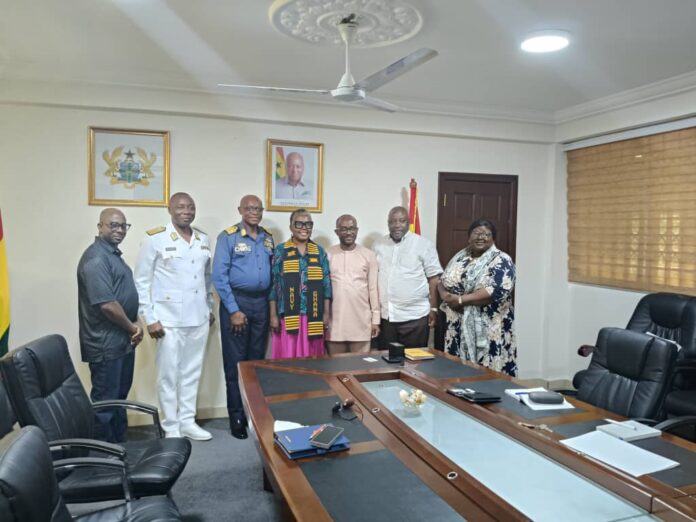 Ghana’s Naval Chief Meets Fisheries Minister to Strengthen Maritime Security
