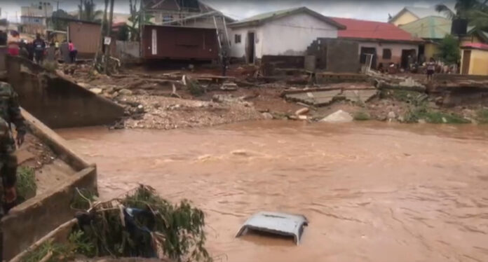 Lakeside flood