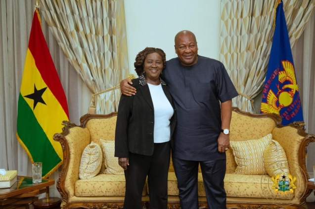 Mahama and Prof. Jane Naana