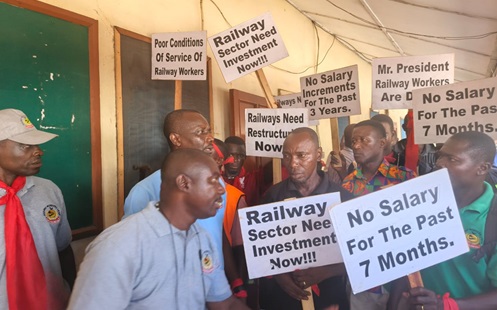 Railway workers