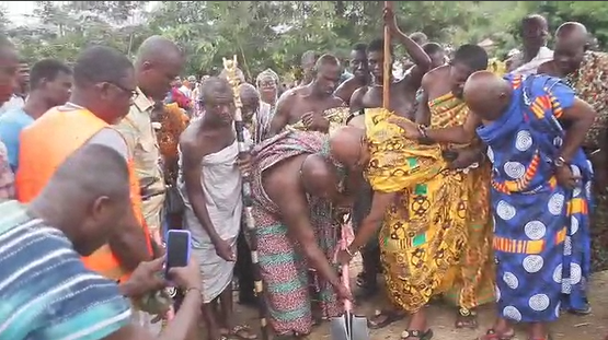 Obomenghene cuts sod for ultra-modern clinic at Kwadwo Nkansah-Buabeng