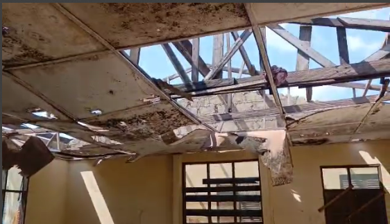 Thieves steal roofing sheets and desks from Akyem Oda School; Assemblyman appeals for support
