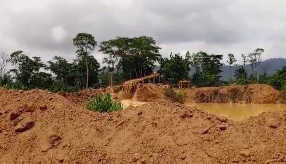 galamsey Illegal Miners Invade Akyem Ankaase Farms, Destroy Properties Amid Rising Tensions