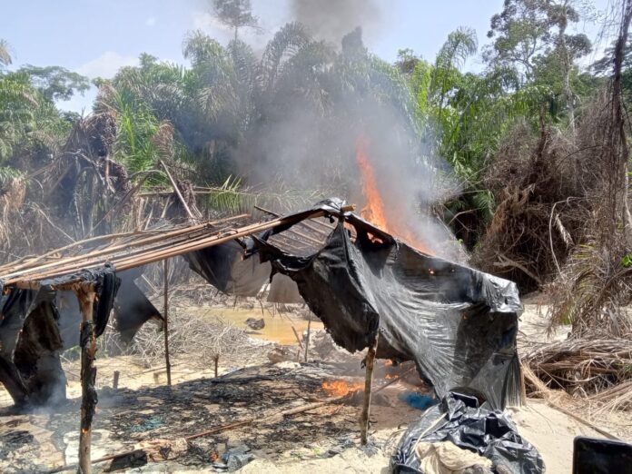 10 illegal miners arrested in Boin forest reserve