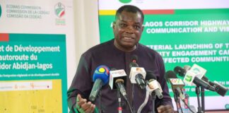 Minister for Roads and Highways, Kwame Governs Agbodza,