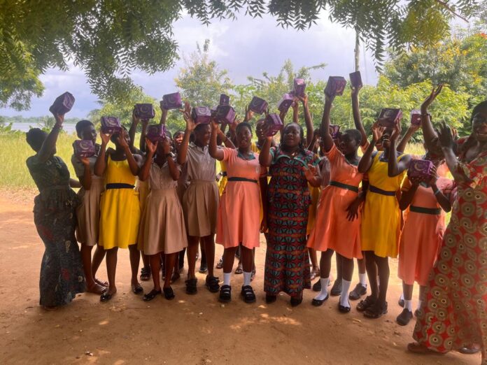 North Tongu DCE Rallies Support for NDC’s Sanitary Pad Initiative During Menstrual Hygiene Day Celebration