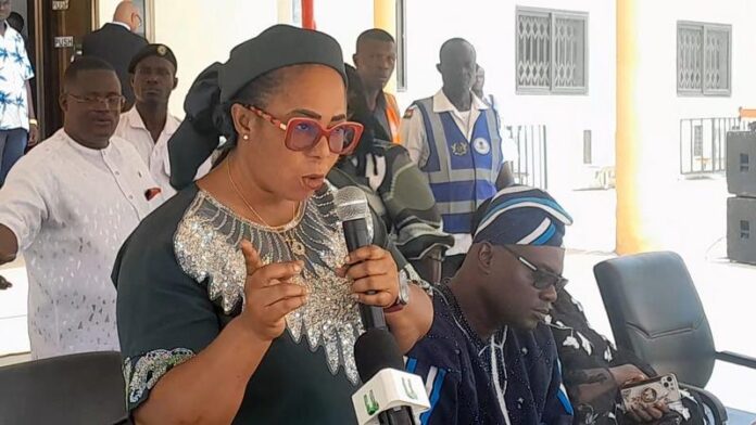 The Greater Accra Regional Minister, Linda Obenewaa Akweley Ocloo