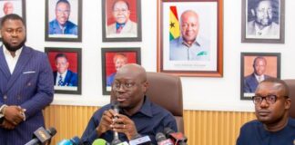 Finance Minister Dr. Cassiel Ato Forson joined Energy and Green Transition Minister John Abdulai Jinapor