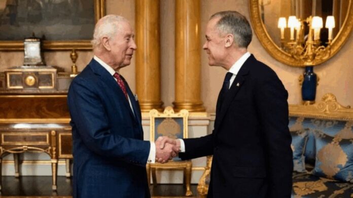 King Charles and Mark Carney of Canada
