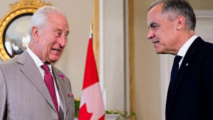King Charles met Canadian PM Mark Carney soon after he arrived in Ottawa