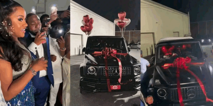 Davido's car gift to Chioma