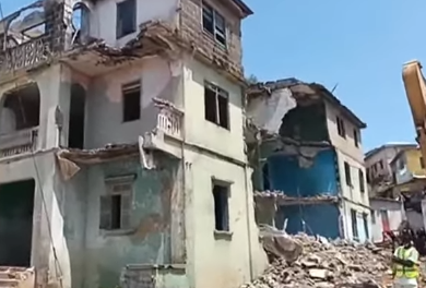Cape Coast demolition