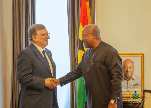 Mahama and Bill Gates