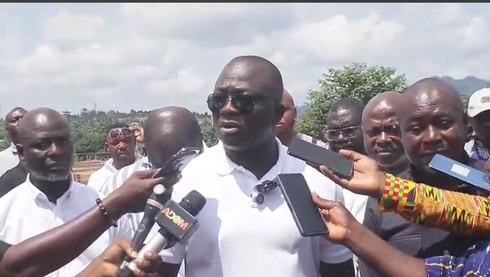 Bryan Acheampong promises four-month completion of Nkawkaw Sports Stadium reconstruction