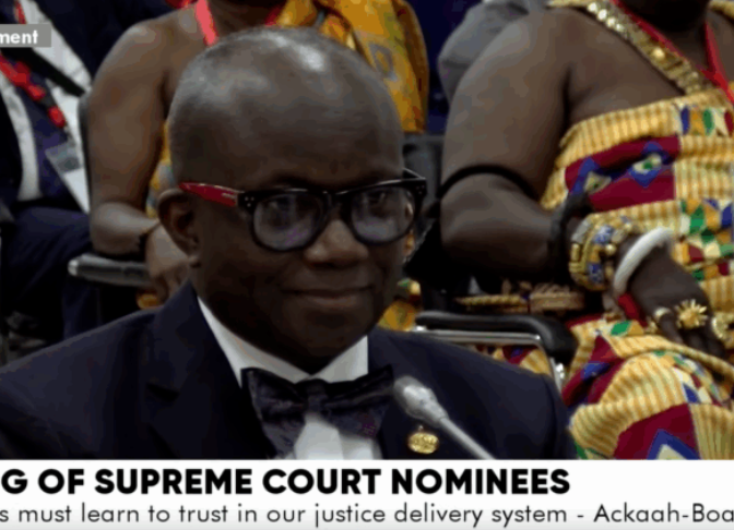 Supreme Court nominee, Justice Kweku Tawiah Ackaah-Boafo Supreme Court nominee, Justice Kweku Tawiah Ackaah-Boafo