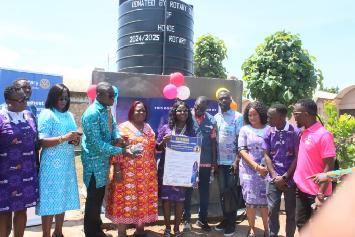 Hohoe Rotary Club commissions borehole for School for Deaf and Blind