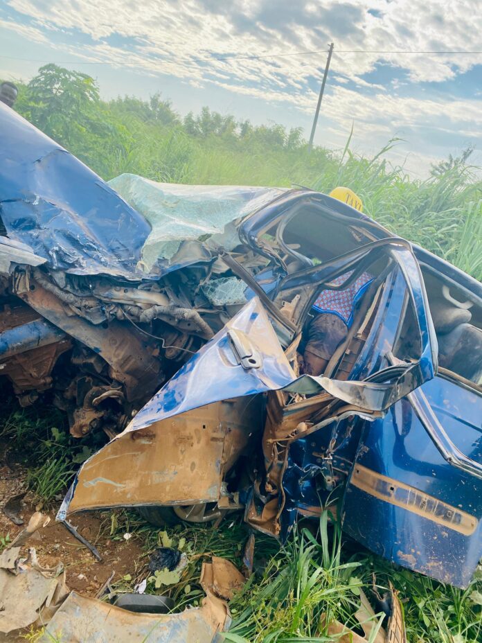 Driver dead, 3 pupils in critical condition in accident at Winneba Junction