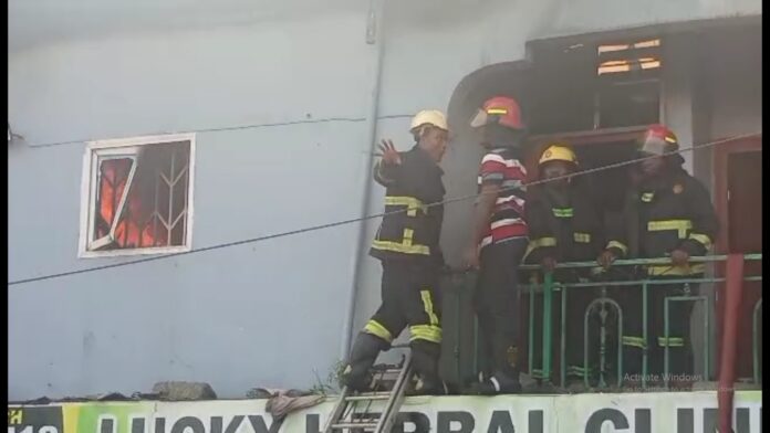 Lucky Herbal Centre fire