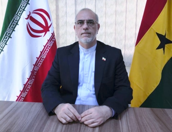 H.E. Ali Ghomshi Ambassador of the Islamic Republic of Iran to Ghana.