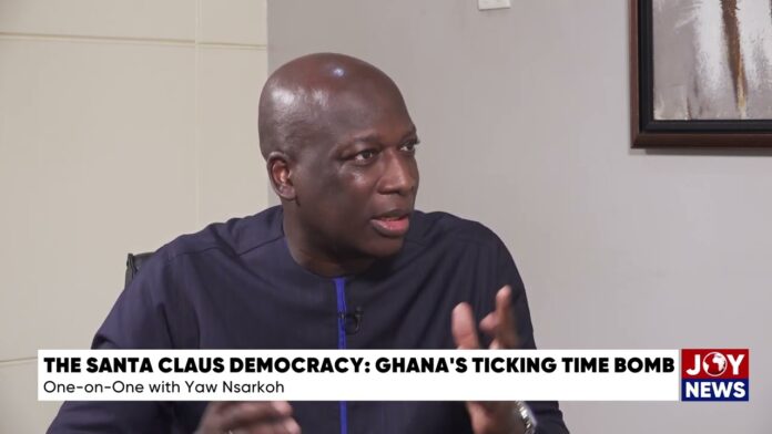Video Thumbnail: Yaw Nsarkoh: Political Funding Lacks Transparency in Ghana Compared to Other Democracies.