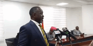 Minister of Justice and Attorney General, Dr. Dominic Ayine