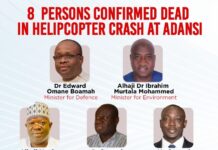 May they find rest in the bosom of the Almighty – Akufo‑Addo mourns victims of military helicopter crash
