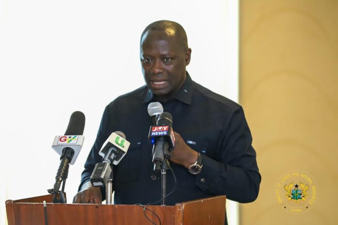 Minister for Lands and Natural Resources, Hon. Emmanuel Armah-Kofi Buah (MP), Minister for Lands and Natural Resources, Hon. Emmanuel Armah-Kofi Buah (MP),