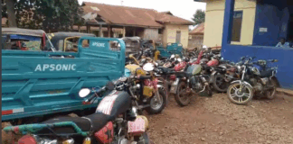 18 riders arrested in Kenyasi for unregistered motorbikes