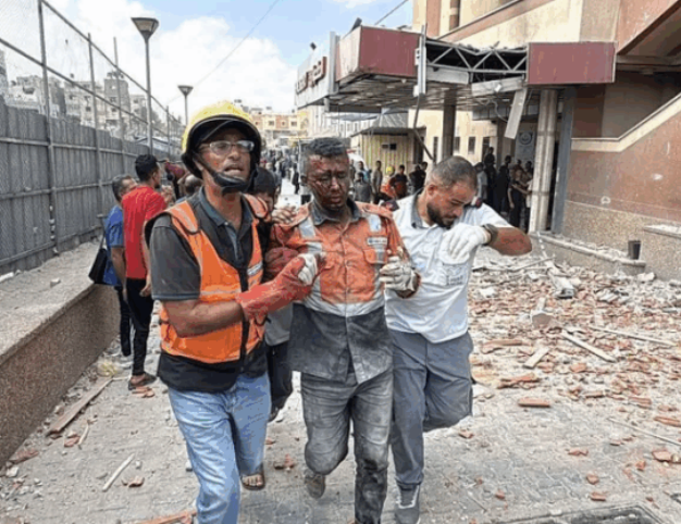 Four journalists among 15 killed in Israeli strike on hospital - Gaza officials