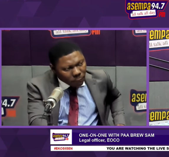 - Paa Brew Sam Esq. (Legal Officer at EOCO) - Paa Brew Sam Esq. (Legal Officer at EOCO)