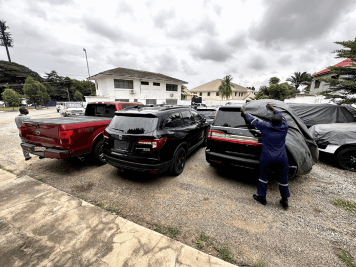 Stolen vehicles seized by EOCO (PCDavid CommonCBC)
