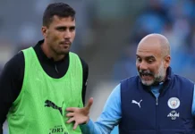 Rodri has had injury setback, says Guardiola
