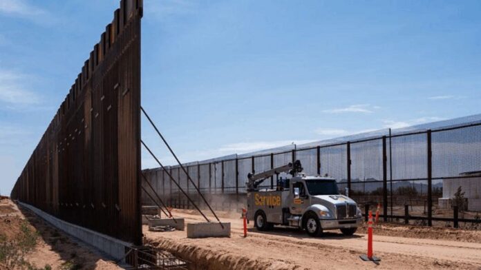 About $46m was allocated for new US-Mexico border wall construction in Trump's landmark spending bill.
