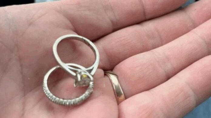 Man finds wife’s lost wedding rings after searching through landfill