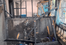 Loose meter connection sparks fire at Sun Shine Roman