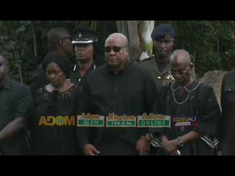 Video Thumbnail: Mahama, Julius Debrah break down at wreath-laying ceremony for helicopter crash victims