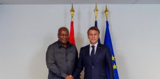 Mahama, French President Macron meet in New York to boost Ghana-France relations