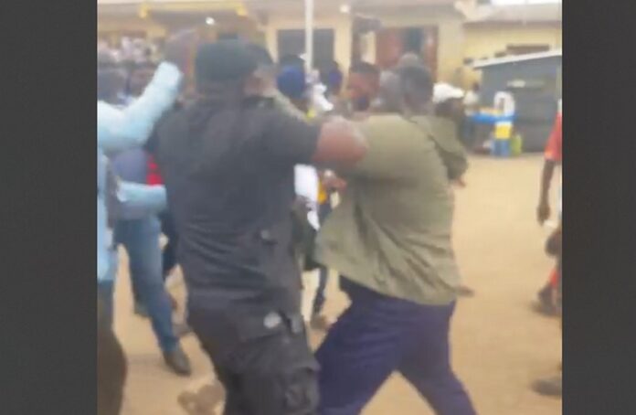 Akwatia by-election: NPP Third Vice Chairman slapped in scuffle with Azorka’s escort