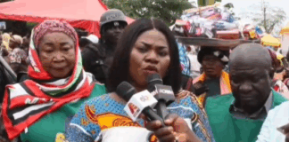 Ahafo Minister engages Hwidiem market women on government programmes