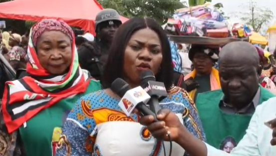 Ahafo Minister engages Hwidiem market women on government programmes Ahafo Minister engages Hwidiem market women on government programmes