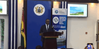 he Minister of Works, Housing and Water Resources, Gilbert Adjie,