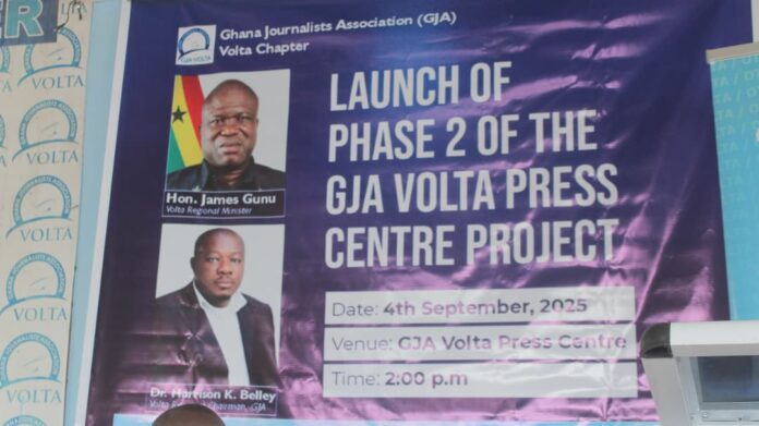 Phase 2 of GJA Volta/Oti Press Centre project launched Phase 2 of GJA Volta/Oti Press Centre project launched