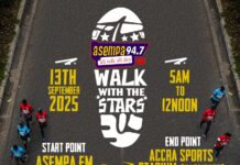Route change for 2025 Asempa FM’s ‘Walk With The Stars’