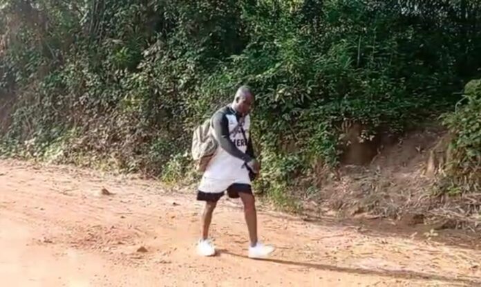 52-Year-Old Teacher Walks from Nkwanta to Dambai in Peace Campaign 52-Year-Old Teacher Walks from Nkwanta to Dambai in Peace Campaign