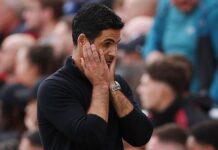 Arteta’s cloak of caution ends in more Anfield misery for Arsenal